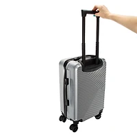 Hardside Spinner Carry On Suitcase 38L - Gray