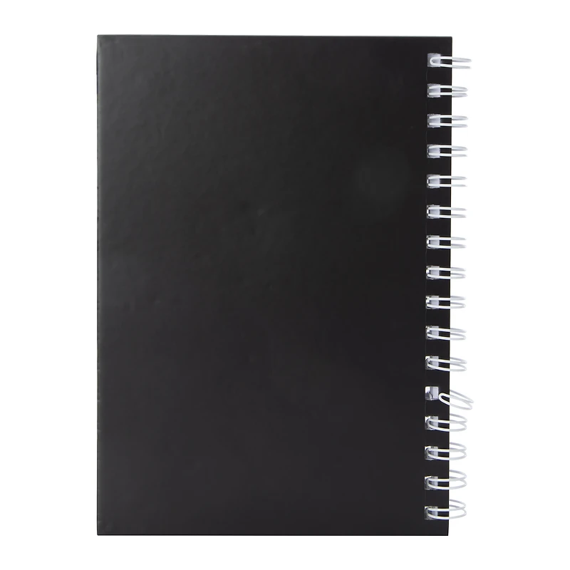 Spiral Notebook With Patches 6.14in x 8.27in