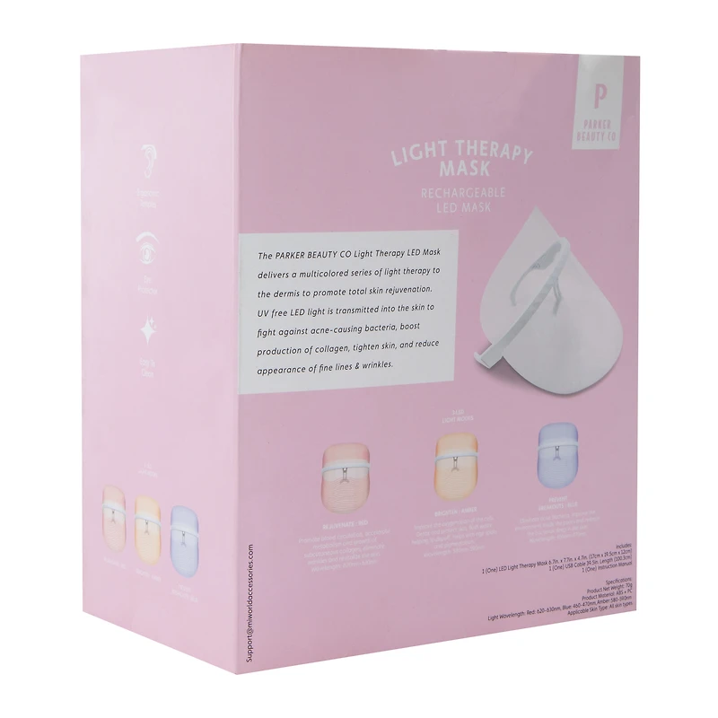 Rechargeable LED Light Therapy Mask