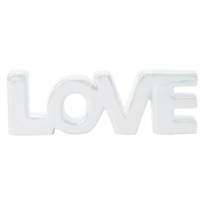 Ceramic Tabletop Words Decor