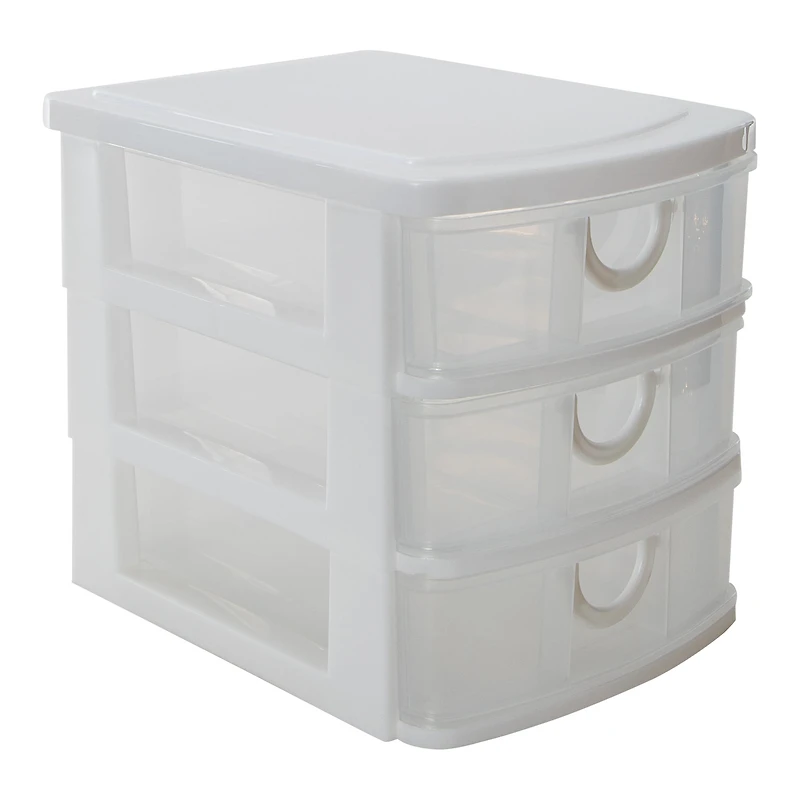 Stackable 3-Drawer Mini Organizer 7.5in X 6.25in