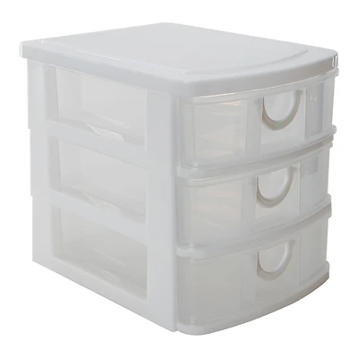 Stackable 3-Drawer Mini Organizer 7.5in X 6.25in