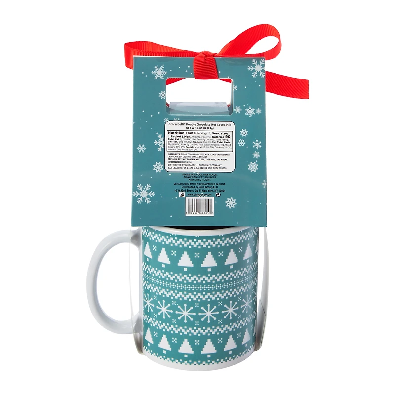 Ghiradelli® Hot Cocoa Mix & Blue Mug Set
