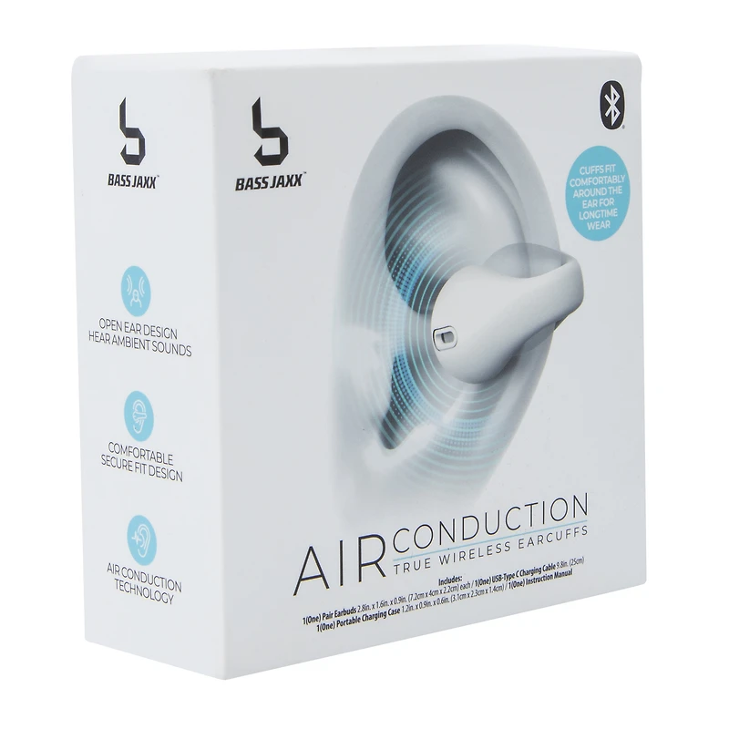Air Conduction True Wireless Earcuffs Earbuds