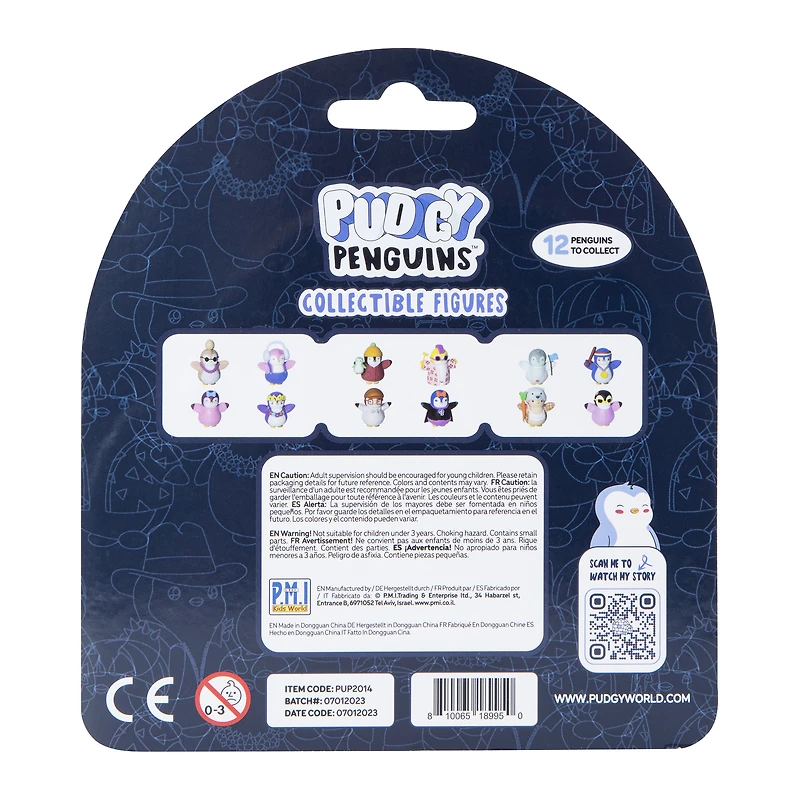 Pudgy Penguins™ Collectible Figures 2-Count (Styles May Vary)