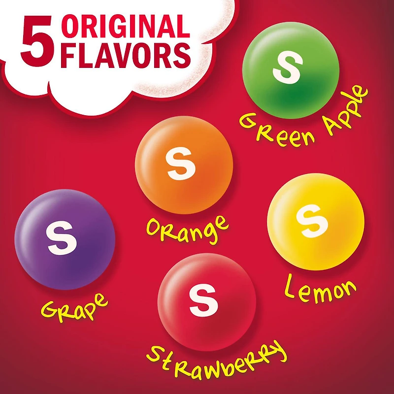 SKITTLES Original Littles Chewy Candy, Share Size, 1.9 oz Mega Tube