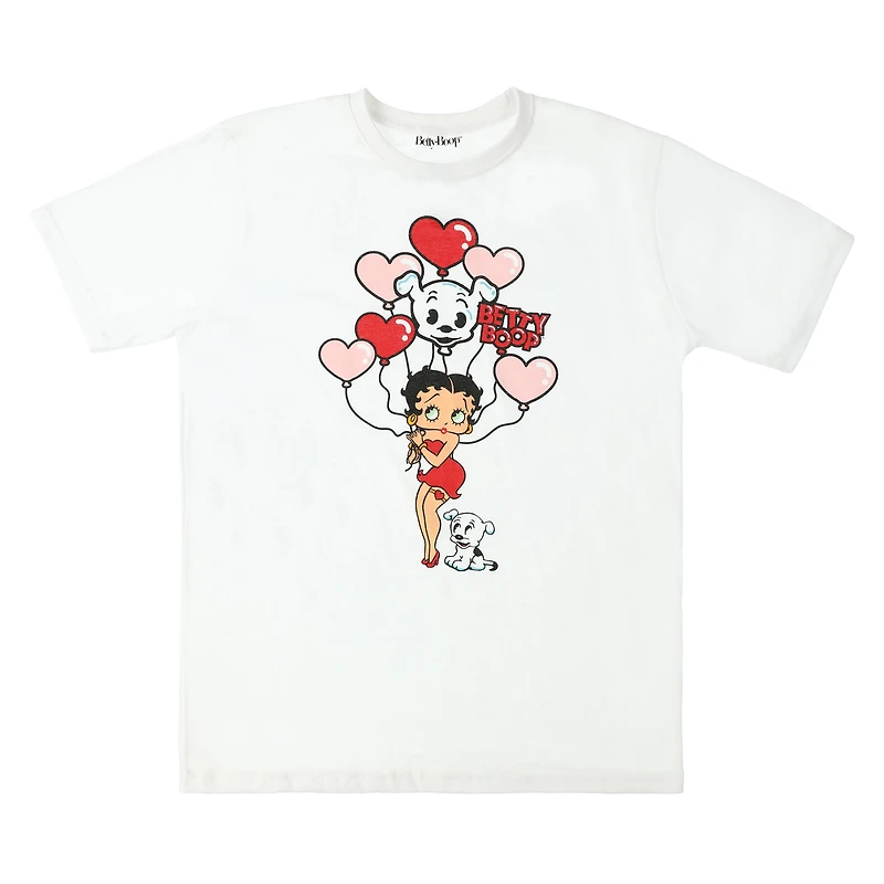 Betty Boop™ Heart Balloons Graphic Tee