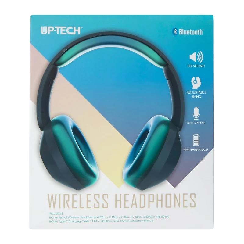 Ombre Wireless Headphones With Mic