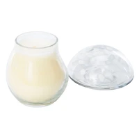 Glass Mushroom Candle