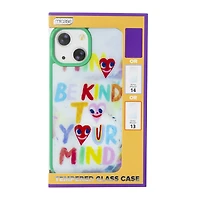iPhone 15®/14® Allover Print Tempered Glass Case