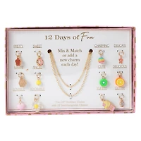 12 Days of Christmas Charm Necklace Set