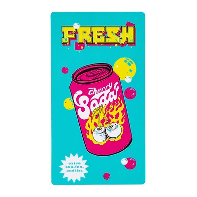 Soda Can Beach Towel 30in x 60in