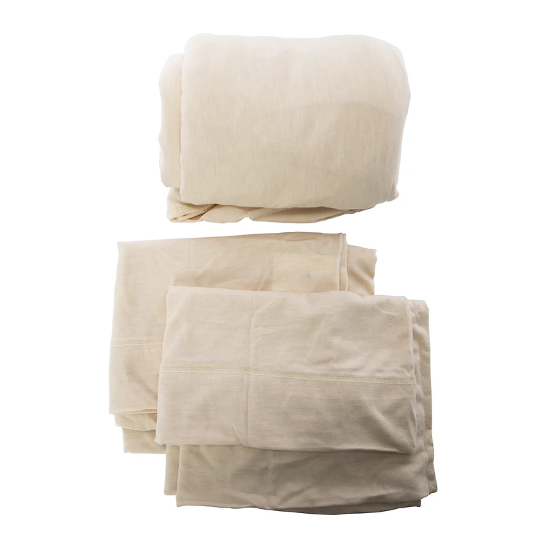 Queen Fitted Sheet & 2 Pillowcases Set