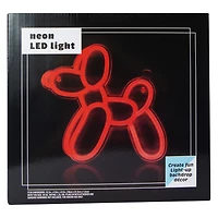 Balloon Dog Neon LED Light 10.2in x 9.6in