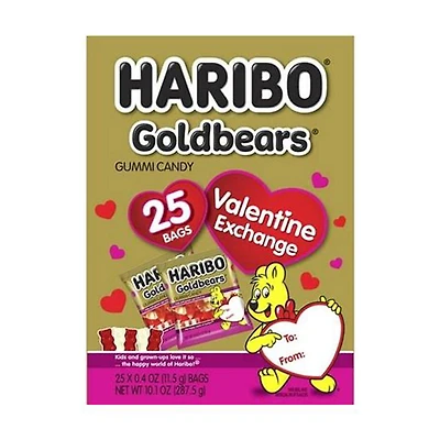 Haribo® Goldbears® Valentine Exchange Candy Bags 25-Count