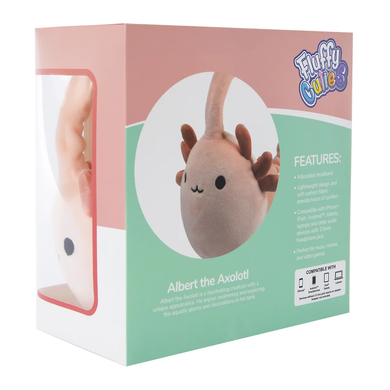 Fluffy Cuties Plush Wired Headphones
