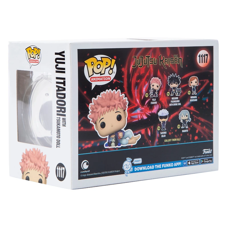 Funko Pop! Yuji Jujutsu Kaisen Itadori With Tsukamoto Doll Vinyl Figure