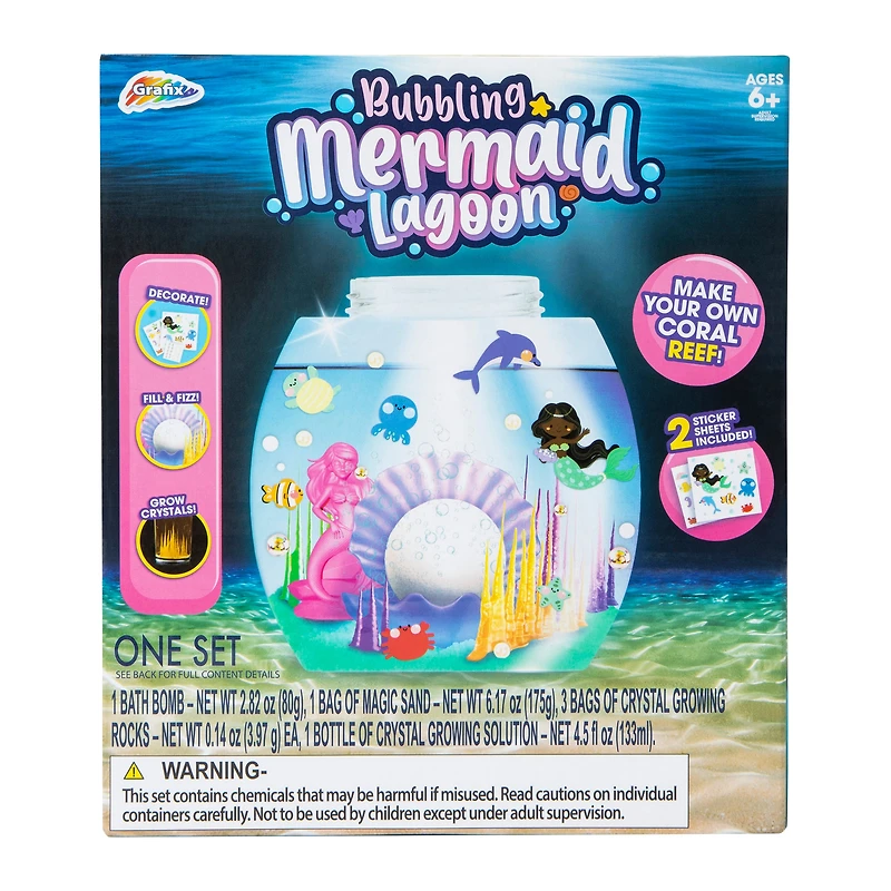Make Your Own Bubbling Mermaid Lagoon Coral Reef Kit