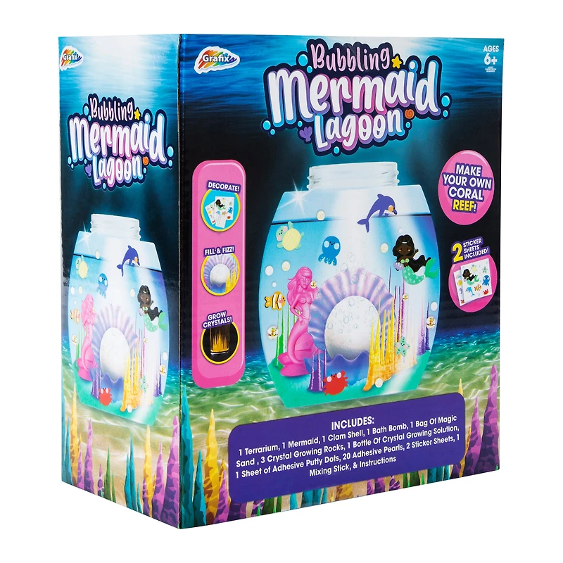 Make Your Own Bubbling Mermaid Lagoon Coral Reef Kit