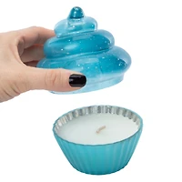 Cupcake Shaped Candle 4.75in