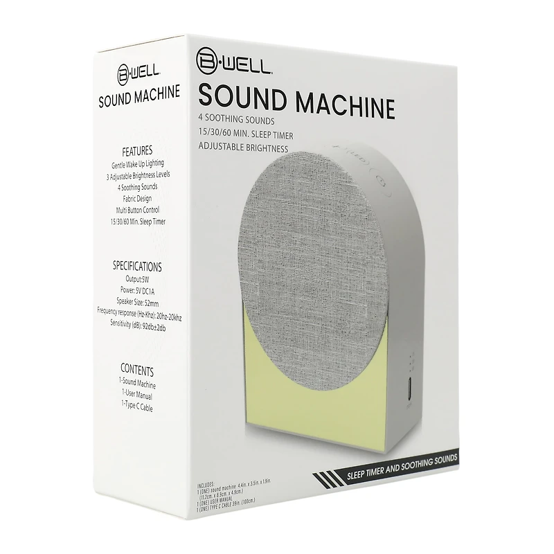 B.Well® Sound Machine