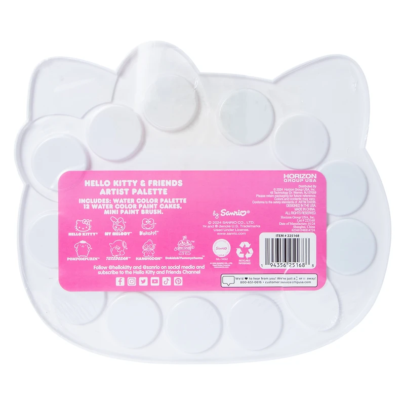 Hello Kitty And Friends® Artist Palette Set 12-Count