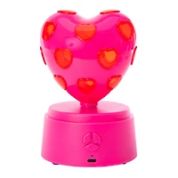 Light-Up Disco Heart Bluetooth® Speaker 4.4in x 6.65in