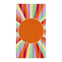 Rainbow Sun Beach Towel 30in x 60in