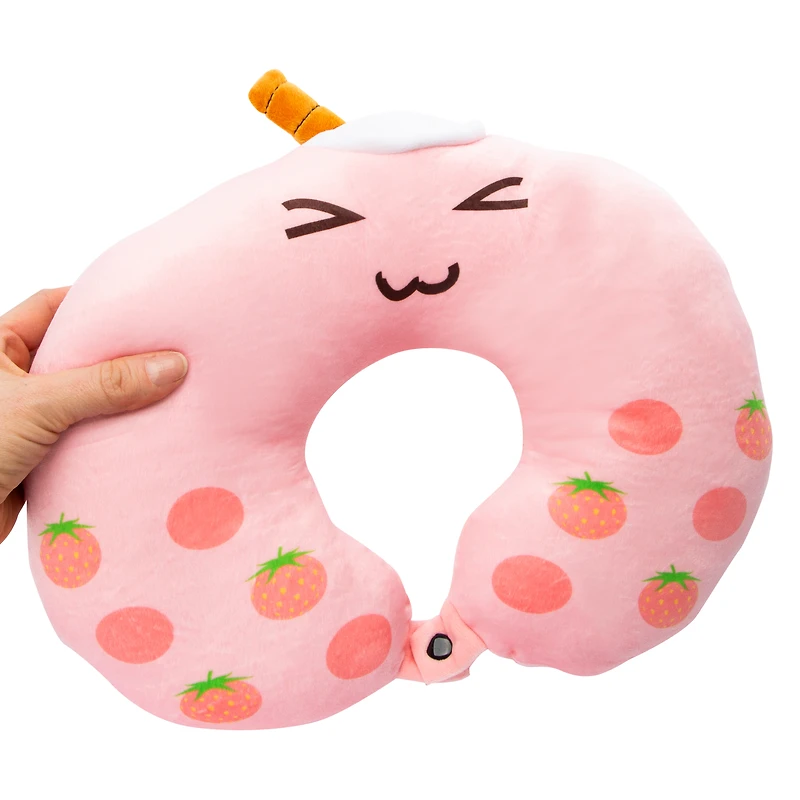 Bubble Tea Travel Pillow 13.8in x 12in