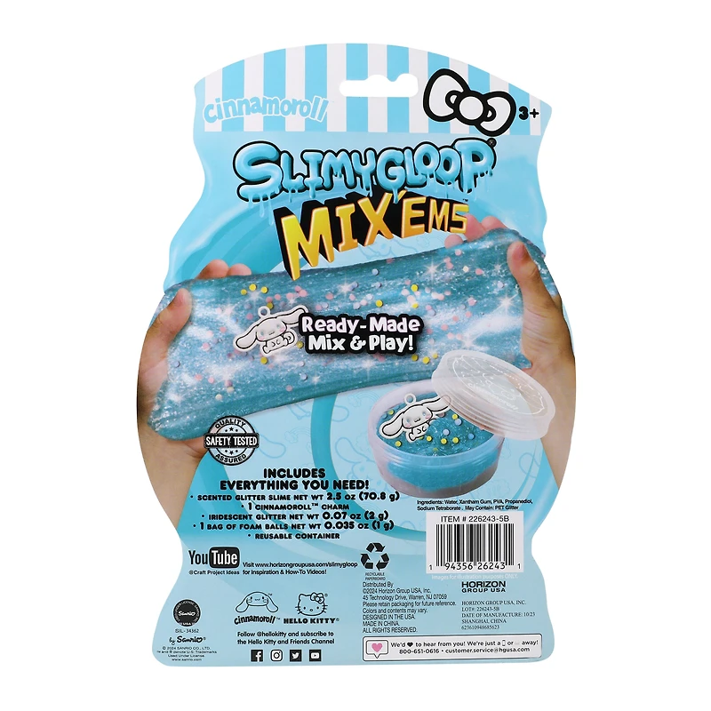 Sanrio® Slimygloop® Mix'Ems™ Ready-Made Slime Kit