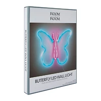 Butterfly LED Wall Light 7in x 8.3in