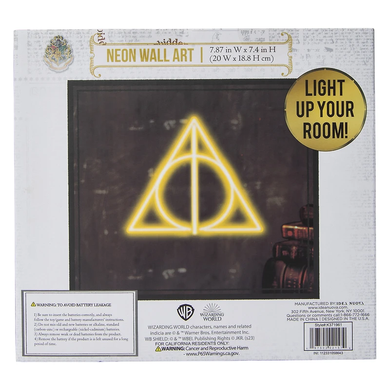 Harry Potter™ Neon Wall Art 7.87in x 7.4in