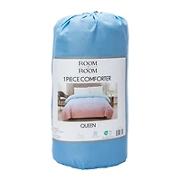 Queen Size Comforter - Rainbow Ombre