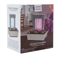 LED Disco Indoor Water Fountain 5.6in x 6.2in