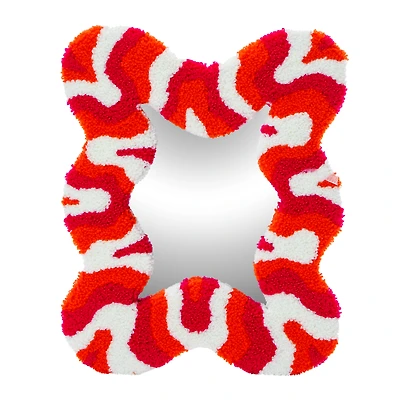 Retro Tufted Mirror
