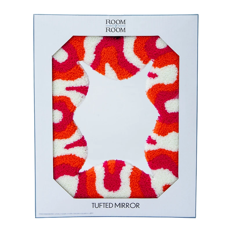 Retro Tufted Mirror