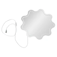 Squiggly Shaped LED Wall Mirror