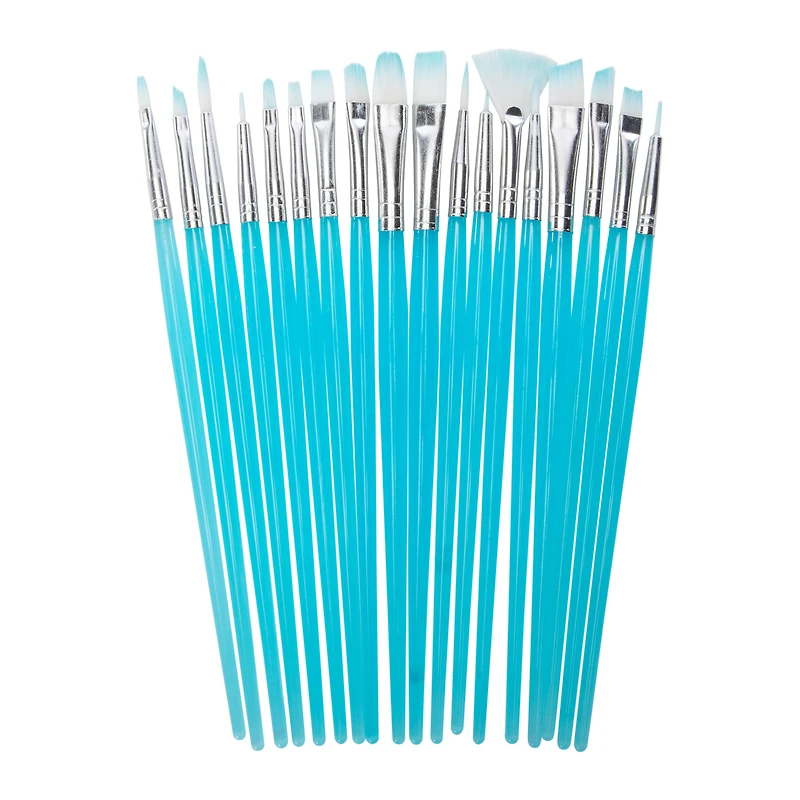 Mixed Media Paint Brushes 18-Count