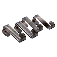 Textured Over The Door Hooks 4-Count