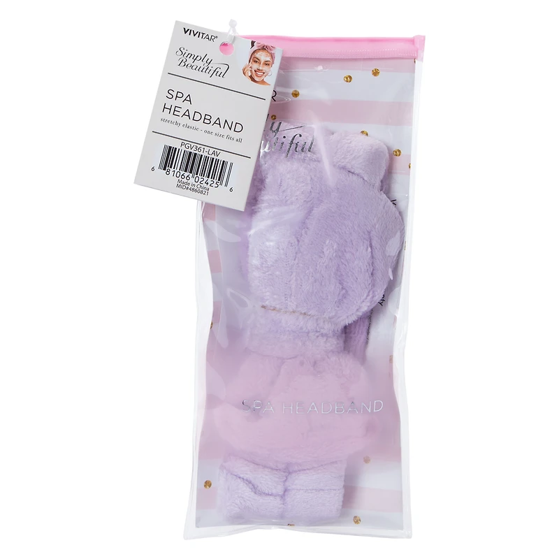 Vivitar® Solid Bow Spa Headband