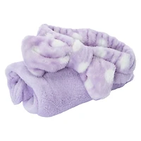 Vivitar® Hair Towel Wrap & Spa Headband Set 2-Pack