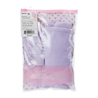 Vivitar® Hair Towel Wrap & Spa Headband Set 2-Pack