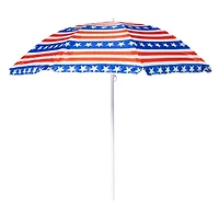 Striped Beach Umbrella 6ft