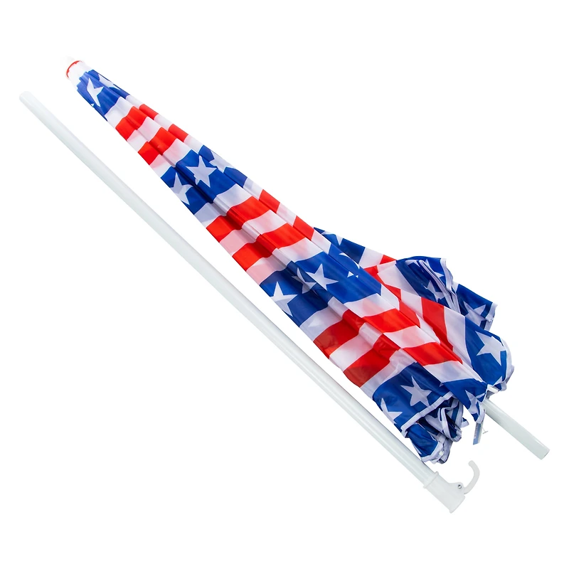 Striped Beach Umbrella 6ft