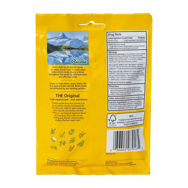 Ricola Original Herb Cough Drops