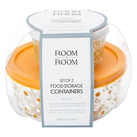 Printed Food Storage Containers Set 2-Count
