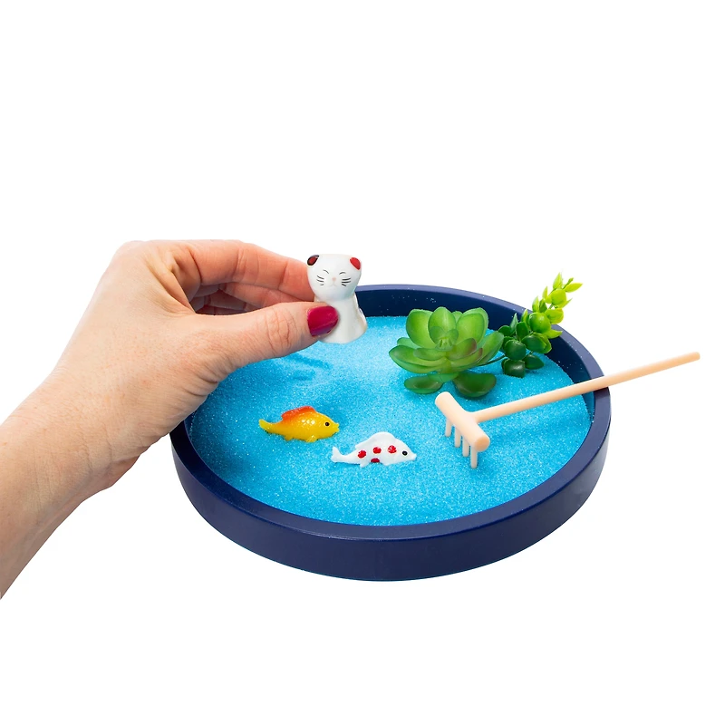 Koi Pond Zen Sand Garden 8in