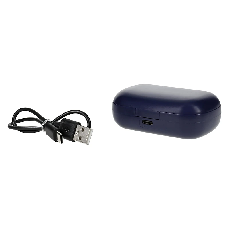 Water-Resistant Bluetooth® LED Earbuds With Microphone & Sport Hooks