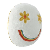 Happy Face Throw Pillow 15in