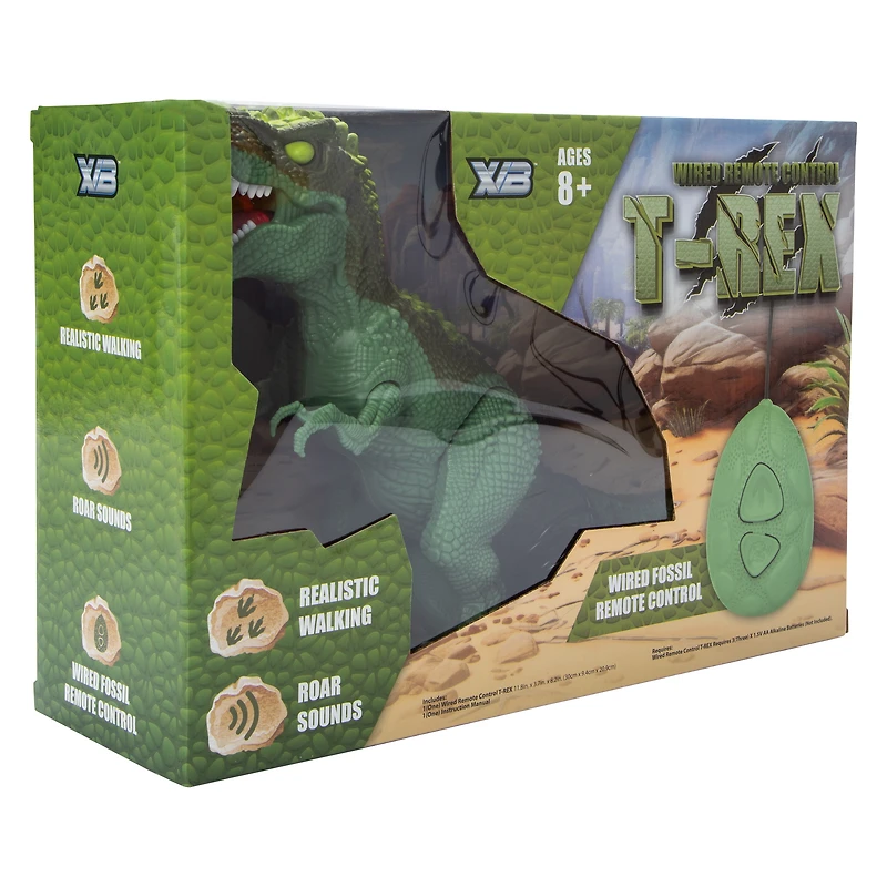 Wired Remote Control T-Rex Toy 11.8in x 8.2in